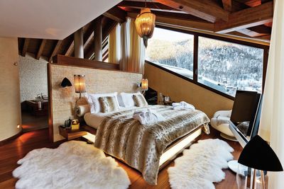 Gardinsystemer, Colorama 2, Room shot "Chalet Peak", Zermatt, Switzerland