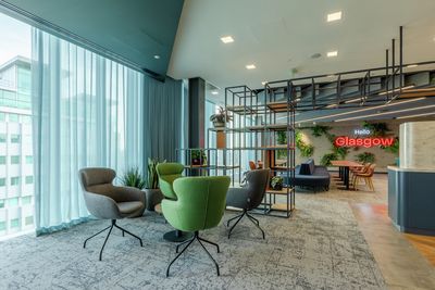 Gardinsystemer, SG 5600, Colorama 1, Virgin Money, Glasgow, Scotland, United Kingdom