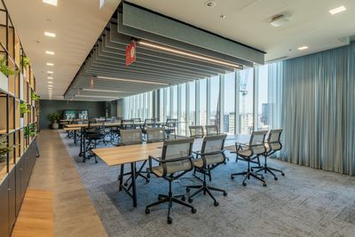 Curtain Systems, SG 5600, Colorama 1, Virgin Money, Glasgow, Scotland, United Kingdom