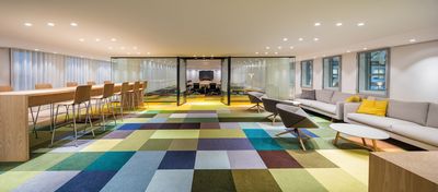 Gardinsystemer, SG 5600, Colorama 1, Room shot "De Resident", The Hague, NL, Wave